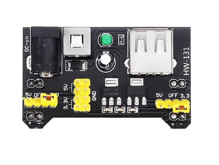 Set PSU per breadboard 2,1mm e cavi jumper  WB470