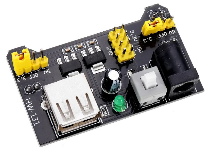 Set PSU per breadboard 2,1mm e cavi jumper  WB470