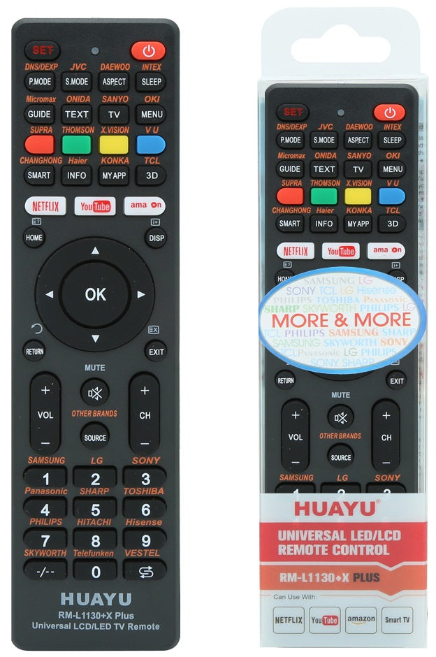 Telecomando universale per TV LCD LED  RM-L1130+X Plus 6972401110982 WB498