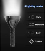 Torcia ricaricabile LED + COB con treppiede 150W 8518383430014 WB548