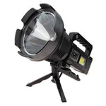 Torcia ricaricabile LED + COB con treppiede 150W 8518383430014 WB548
