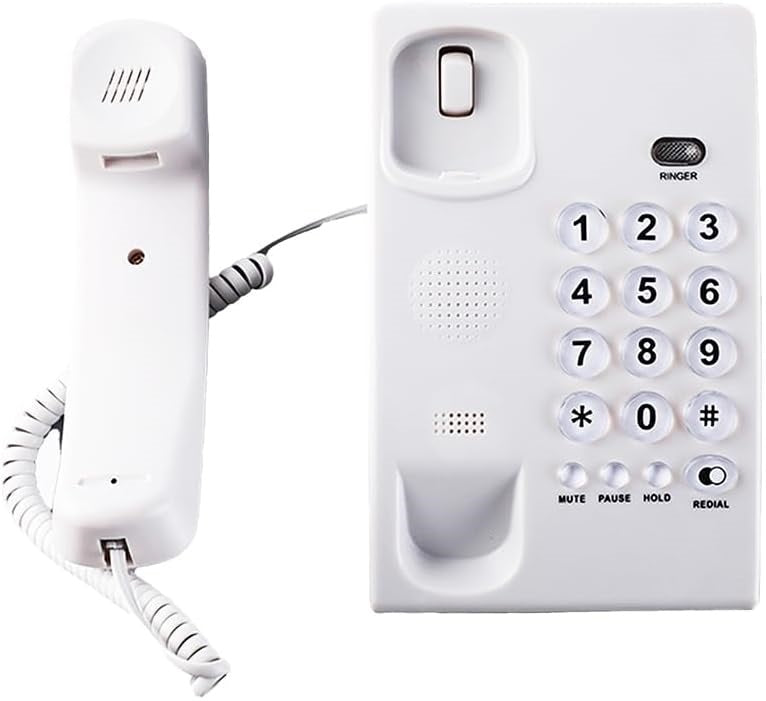 Telefono fisso con filo a pulsanti grandi bianco LE-113 6920160001133 WB562