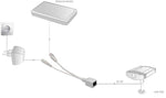 Cavi adattatori POE Fast Ethernet cavo iniettore/cavo splitter spina/presa DC 5,5mm 6293532565152 WB598