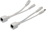 Cavi adattatori POE Fast Ethernet cavo iniettore/cavo splitter spina/presa DC 5,5mm 6293532565152 WB598