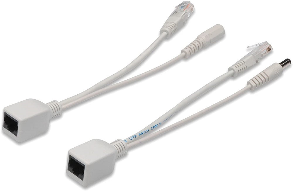 Cavi adattatori POE Fast Ethernet cavo iniettore/cavo splitter spina/presa DC 5,5mm 6293532565152 WB598