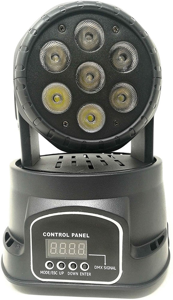 Testa mobile LED 7x10W RGB