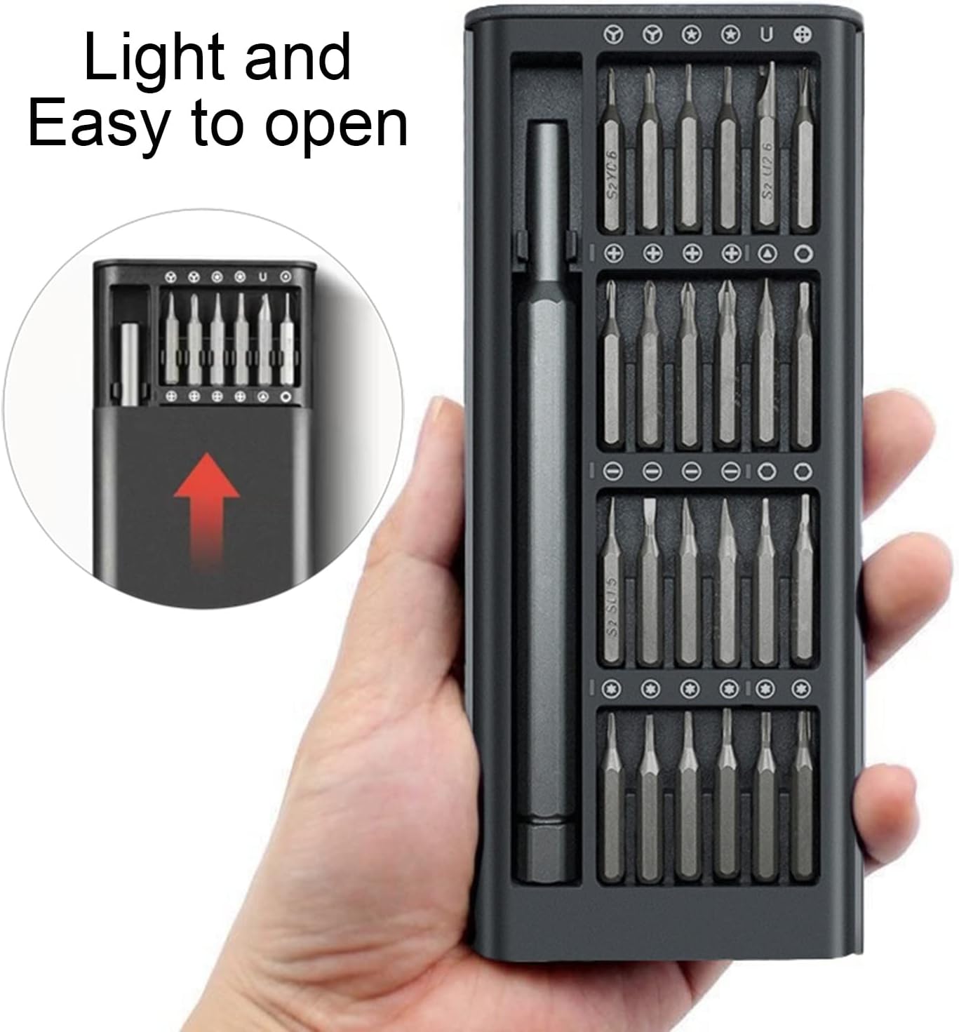 Set cacciavite di precisione con punte magnetiche 25 pezzi 6900180290021 6024 WB645