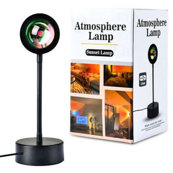 Lampada LED d'atmosfera effetto tramonto 