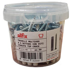 Tasselli multiuso F4V a 4 settori in nylon con vite TSP croce 8x40mm - 50 pezzi 8007187414332 SMP1433 WB666