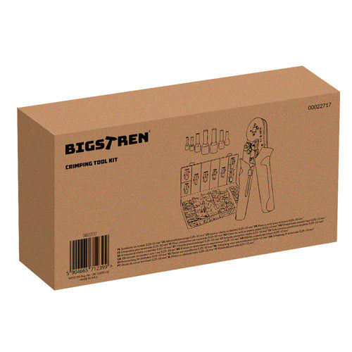 Pinza crimpatrice 0,25-10 mm² con 1200 puntalini 00022717 5904665712399 WB712
