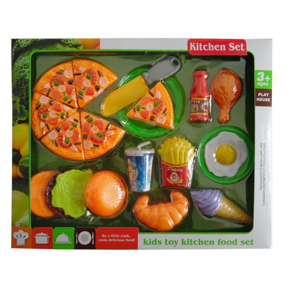 Set da gioco alimenti vari 20 pezzi