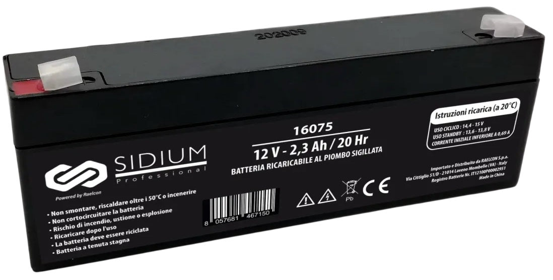 Batteria ricaricabile al piombo 12V 2,3Ah 8057456008199 16075 WB732