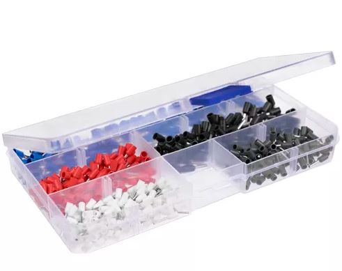 Pinza crimpatrice per terminali 0,25-10 mm2 - kit 500 pz 5904665712467 00023271 WB761