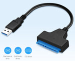 Adattatore da USB 3.0 a SATA7 + 15 pin