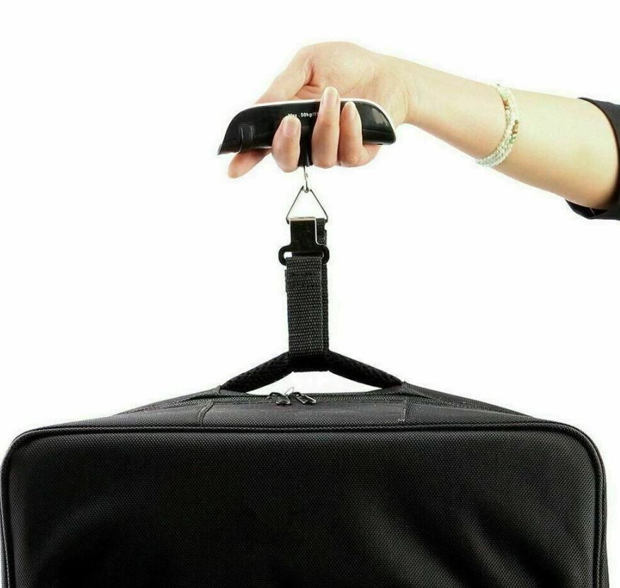 Bilancia digitale portatile per valigie con display LCD 50kg 6920160008743 LE-874 WB862
