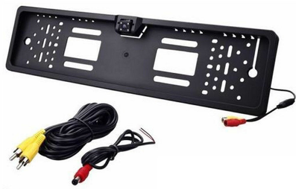 Portatarga con telecamera per auto