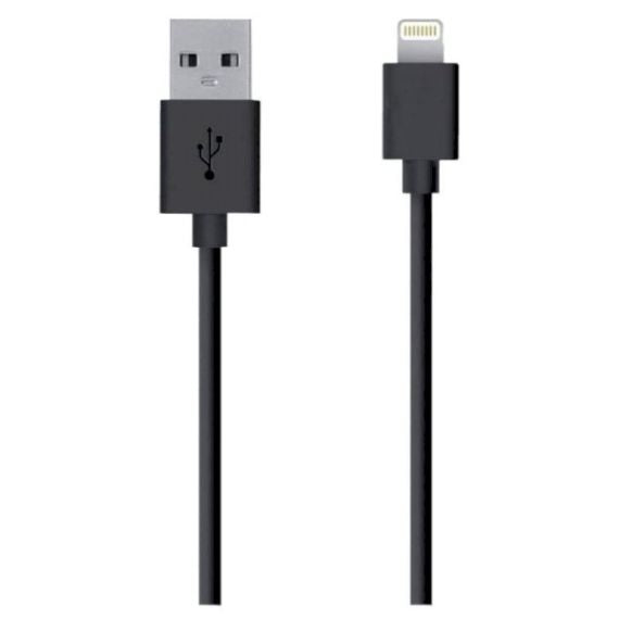 Cavo per sincronizzazione e ricarica USB Lightning 3m nero