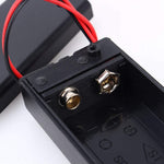 Custodia porta batteria 9V con interruttore WB631