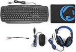 Kit gaming 4in1 Tastiera-Cuffie-Mouse-Tappetino GCK41100BKIT 5412810333721 WB932