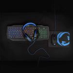 Kit gaming 4in1 Tastiera-Cuffie-Mouse-Tappetino GCK41100BKIT 5412810333721 WB932