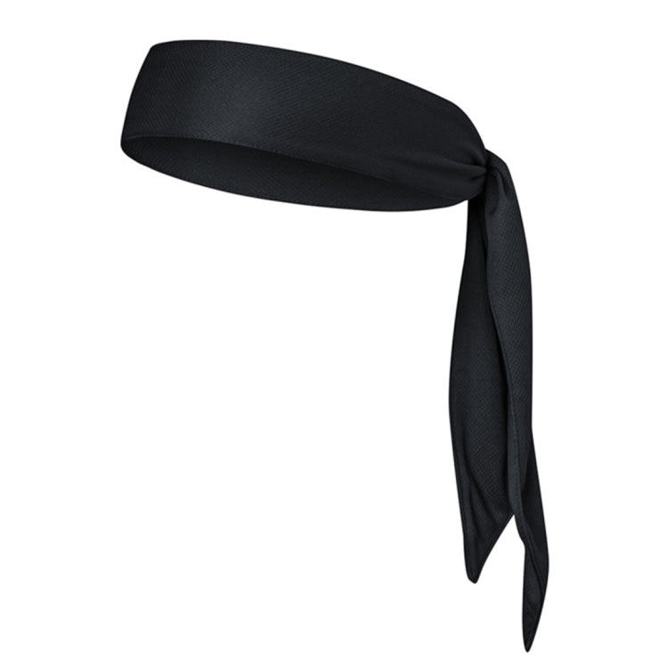 Unisex Sudore Traspirante Elastico Esercizio Yoga Palestra Bandana Fascia per il sudore Cravatta per la testa Sciarpa avvolgente, Dimensioni: 1,2 * 0,06 m, Headband Sweatband (Black)