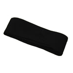 Unisex Sudore Traspirante Elastico Esercizio Yoga Palestra Bandana Fascia per il sudore Cravatta per la testa Sciarpa avvolgente, Dimensioni: 1,2 * 0,06 m, Headband Sweatband (Black)