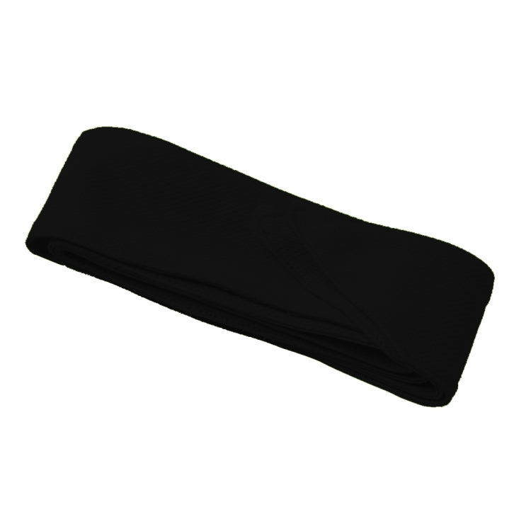 Unisex Sudore Traspirante Elastico Esercizio Yoga Palestra Bandana Fascia per il sudore Cravatta per la testa Sciarpa avvolgente, Dimensioni: 1,2 * 0,06 m, Headband Sweatband (Black)