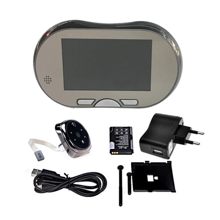 M3506 Schermo TFT a colori da 4,3 pollici Telecamera di sicurezza da 2,0 MP Visualizzatore spioncino per campanello intelligente, M3506