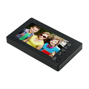 M4300D Schermo TFT a colori da 4,3 pollici Videocamera di sicurezza da 3,0 MP Campanello intelligente, supporto scheda TF (32 GB massimo) e visione notturna e rilevamento del movimento, M4300D Black, M4300D
