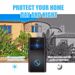 VESAFE Telecamera di sicurezza WiFi HD 720P con visione notturna