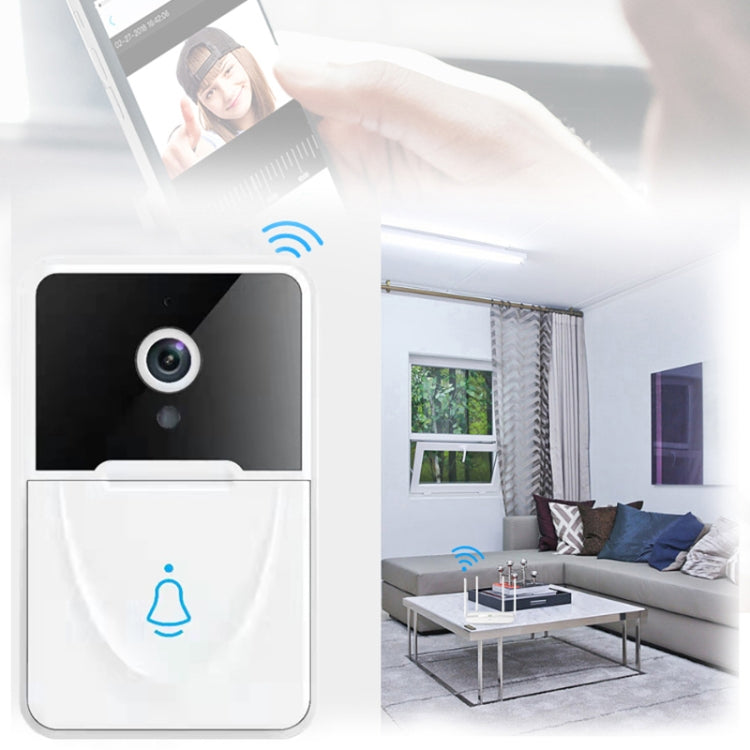 Campanello video intelligente WiFi DoorBell X3 VGA con campanello, supporto per visione notturna, DoorBell X3