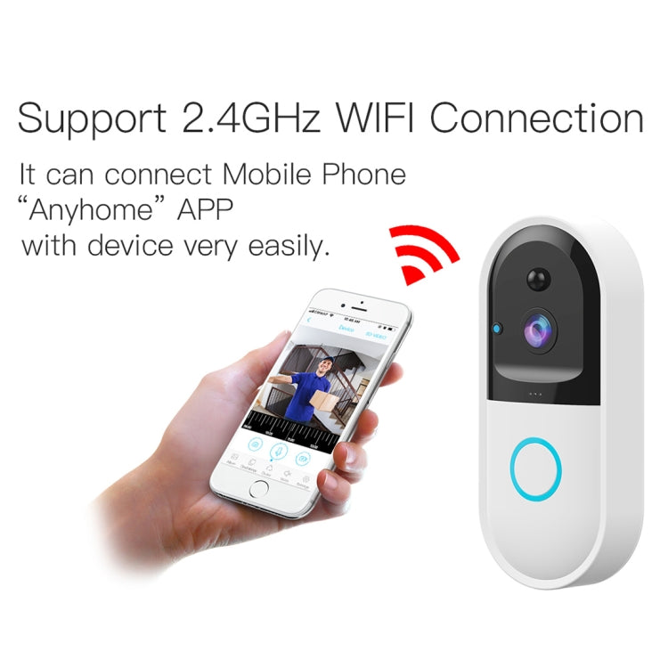 Campanello video WiFi 720P con visione notturna e SD