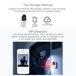 Campanello video WiFi 720P con visione notturna e SD