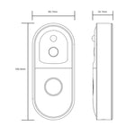 Campanello video WiFi 720P con visione notturna e SD