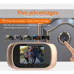 Campanello elettronico intelligente per fotocamera Cat Eye DD1 con schermo LCD da 2,8 pollici, supporto per visione notturna a infrarossi