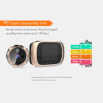 Campanello elettronico intelligente per fotocamera Cat Eye DD1 con schermo LCD da 2,8 pollici, supporto per visione notturna a infrarossi