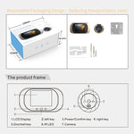 Campanello elettronico intelligente per fotocamera Cat Eye DD1 con schermo LCD da 2,8 pollici, supporto per visione notturna a infrarossi