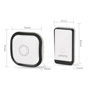 AITENG V029J Campanello Wi-Fi wireless senza batteria, presa europea, WD0044A, WD0044B, WD0044C