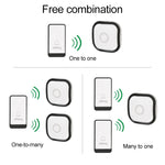 Campanello Wi-Fi wireless senza batteria con spina europea