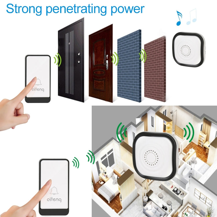 Campanello Wi-Fi wireless senza batteria con spina europea