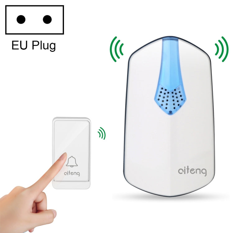 AITENG V026J Campanello Wi-Fi wireless senza batteria, presa europea, WD0045A, WD0045B, WD0045C