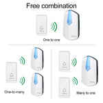 Campanello Wi-Fi wireless senza batteria con presa europea