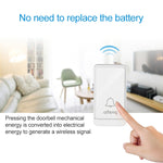 Campanello Wi-Fi wireless senza batteria con presa europea
