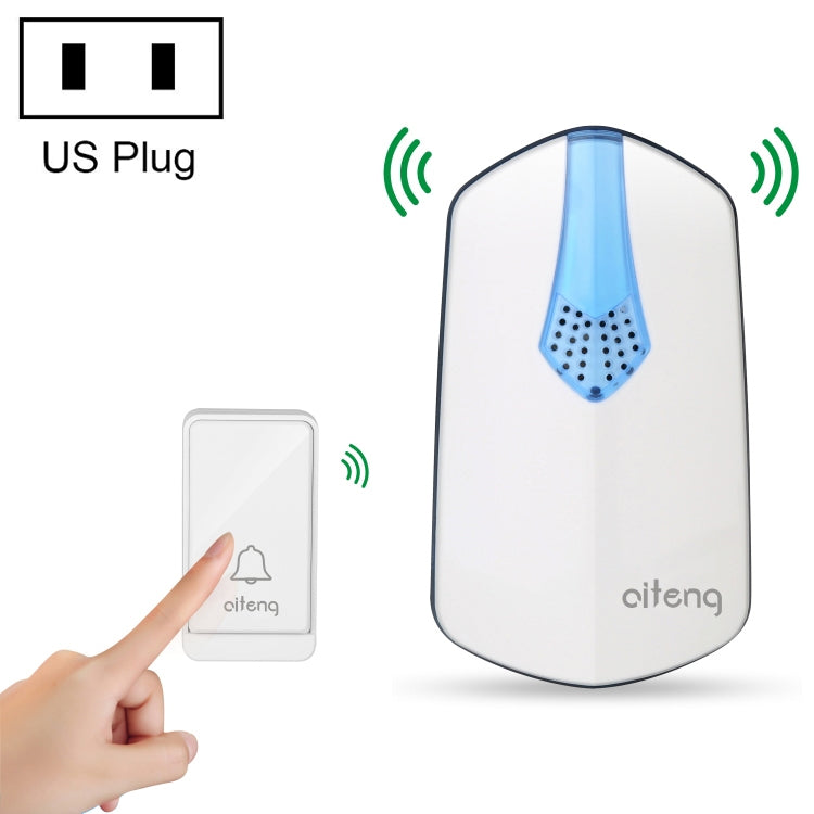 AITENG V026J Campanello Wi-Fi wireless senza batteria, presa europea, WD0045A, WD0045B, WD0045C