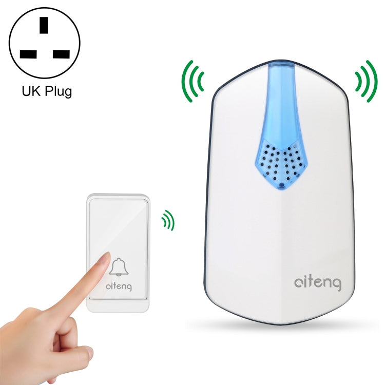 AITENG V026J Campanello Wi-Fi wireless senza batteria, presa europea, WD0045A, WD0045B, WD0045C