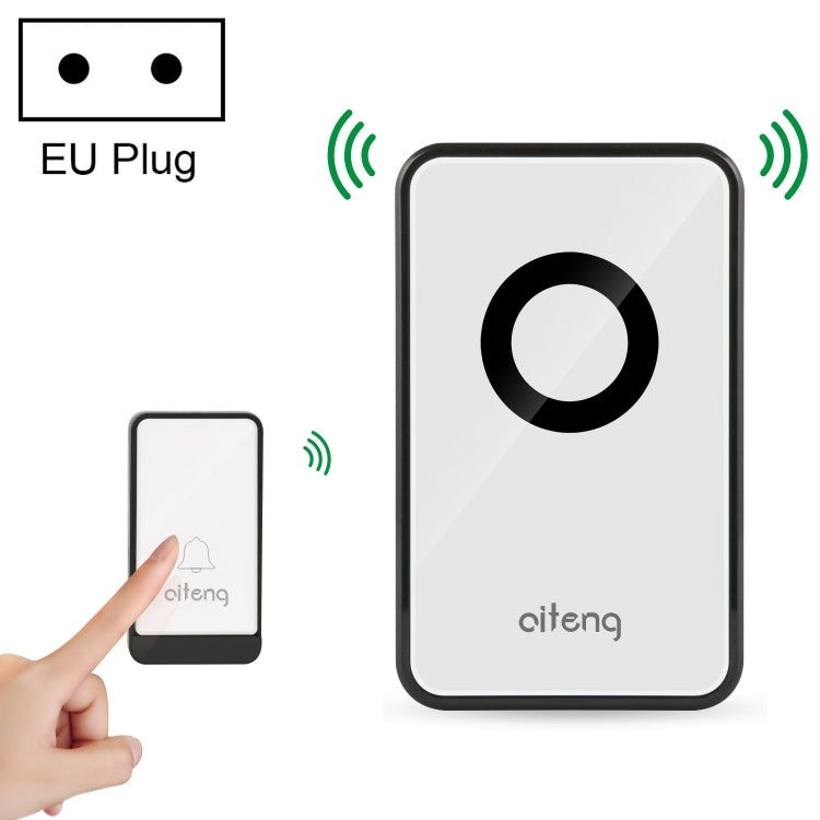 Campanello WIFI wireless senza batteria AITENG V018J, presa europea, WD0046A, WD0046B, WD0046C