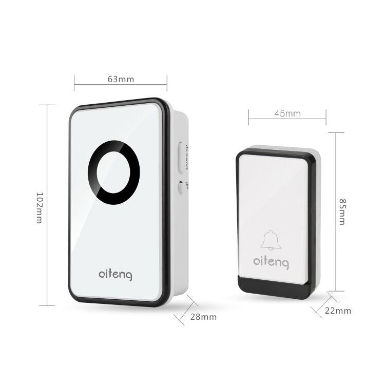 Campanello WiFi wireless senza batteria AITENG V018J