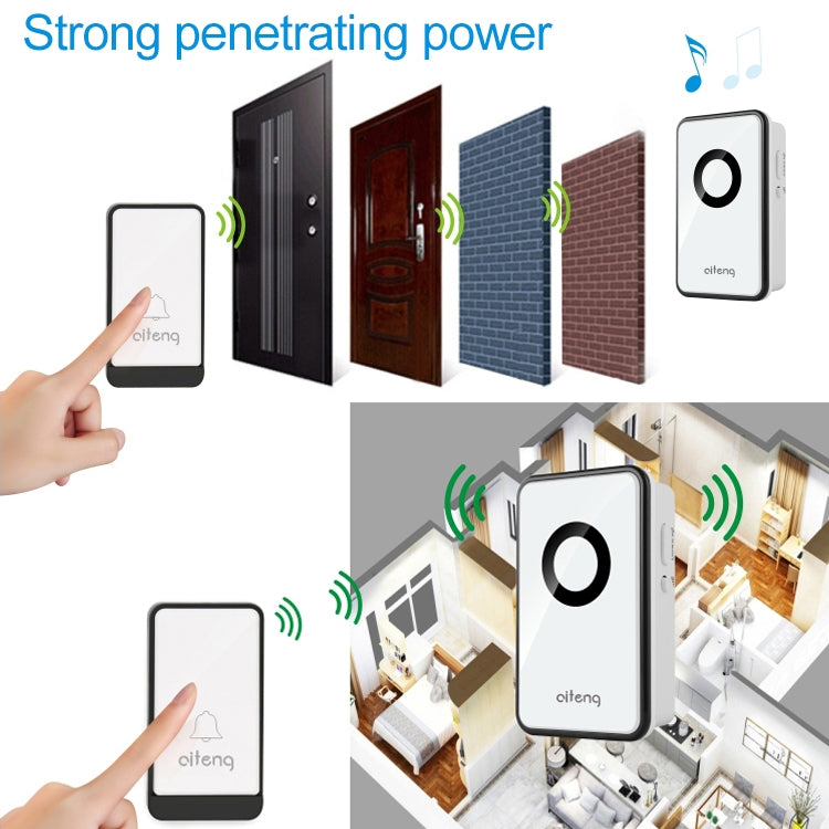 Campanello WiFi wireless senza batteria AITENG V018J