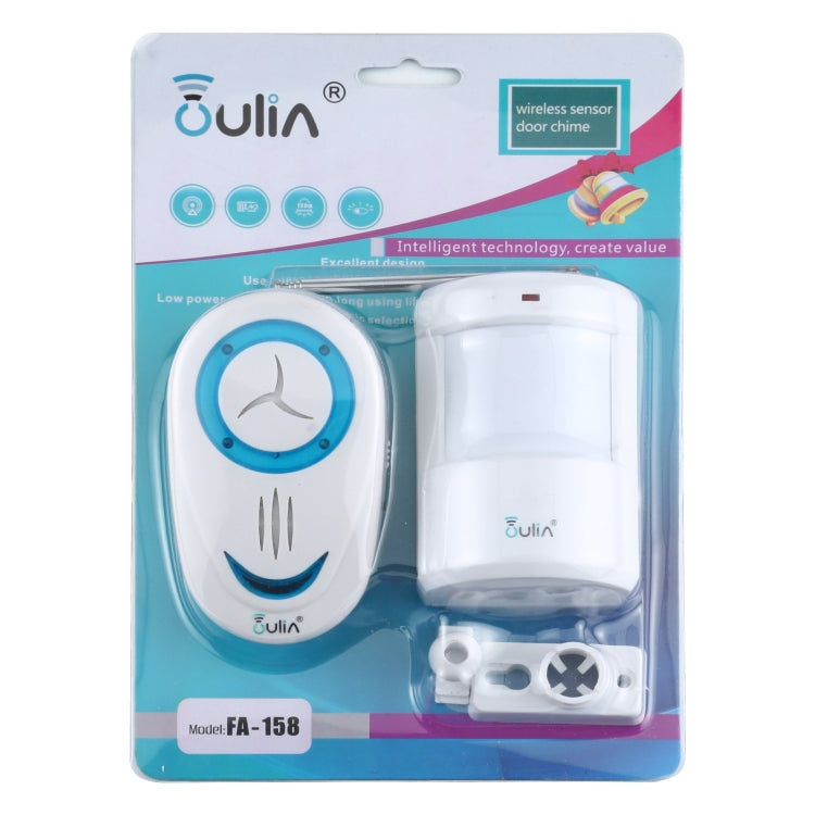 Orologio OULIA 220V con sensore wireless per porta, elettroguardia, spina americana, US Plug