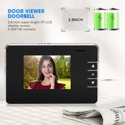 Campanello per porta spioncino digitale con schermo da 2,8 anni, schermo da 2,8 pollici, telecamera di sicurezza da 0,3 MP, 2.8Y